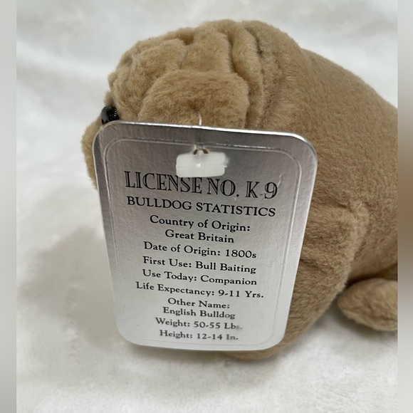 1997 STUFFINS Inc. 4pcs Dog Plush Labrador/Bulldog/Jack Russel/Golden Retriever - Picture 9 of 16